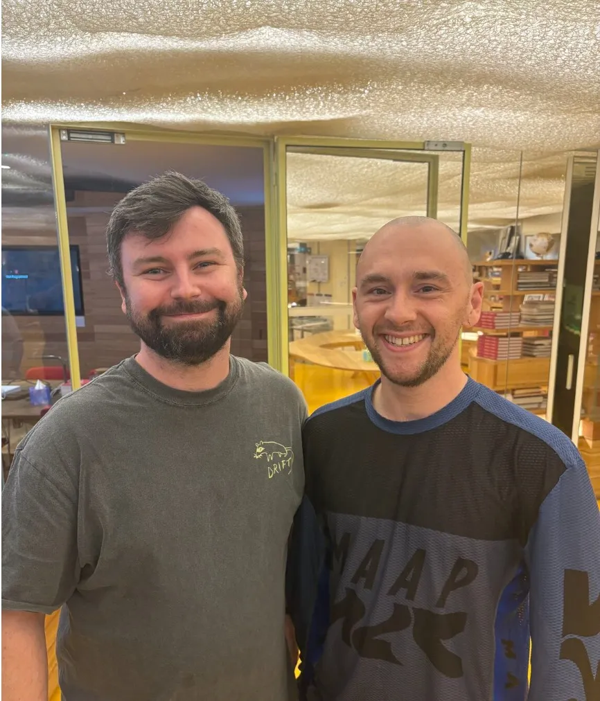 Ben Norton with James McAulay at Phoenix Court